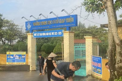 Lan tỏa tinh thần sống xanh từ phong trào Ngày Chủ nhật xanh tại  trường THCS Giao Thiện