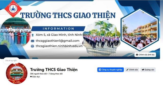 Fanpage trường THCS Giao Thiện